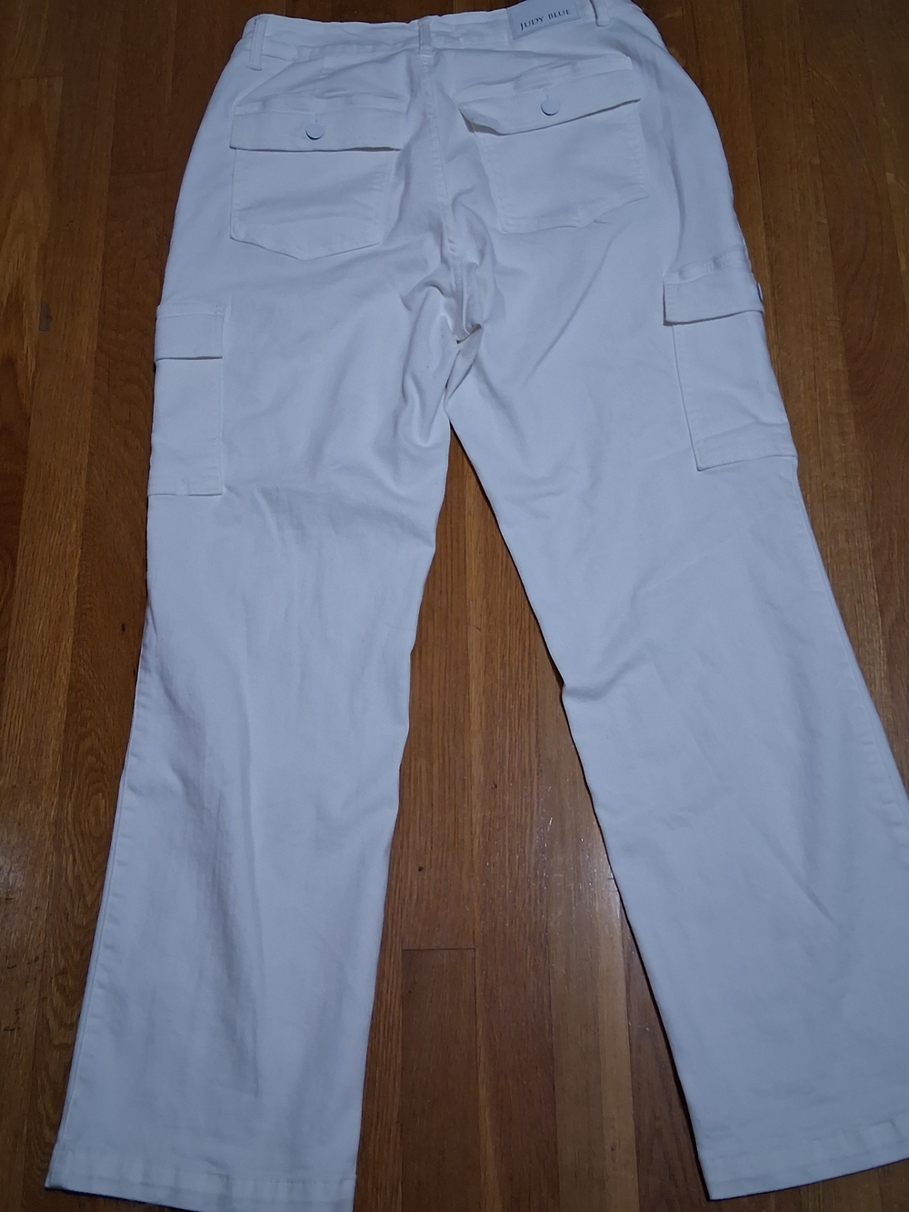 Judy Blue White Cargo Style Pants Size 14W